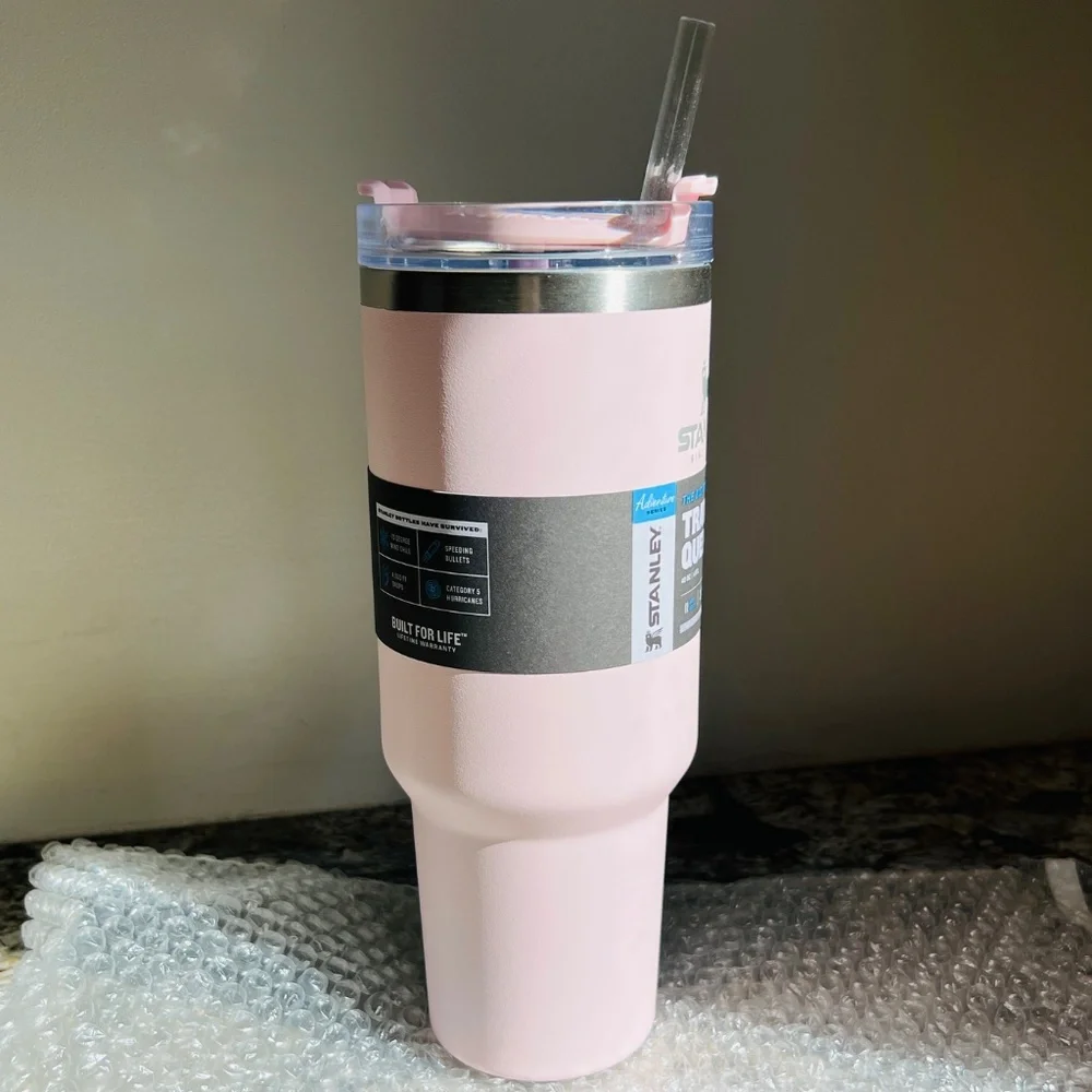 Stanley - PETAL (Pink) - 40oz OG Adventure Quencher Travel Tumbler - RARE + NWT - Picture 4 of 7